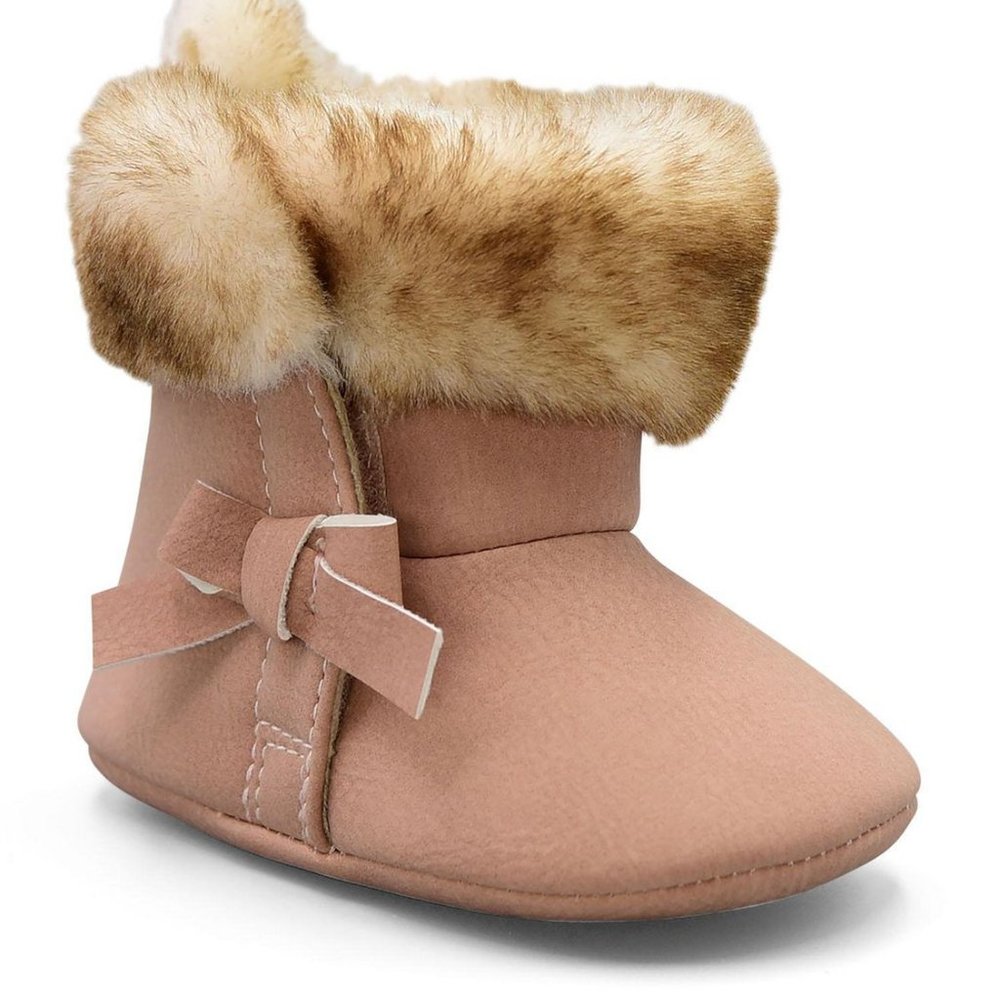EUC Child of Mine by Carters Girls Pink Boot 0-3 months